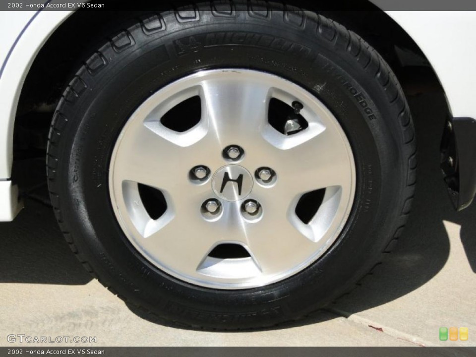 2002 Honda Accord EX V6 Sedan Wheel and Tire Photo #38685394