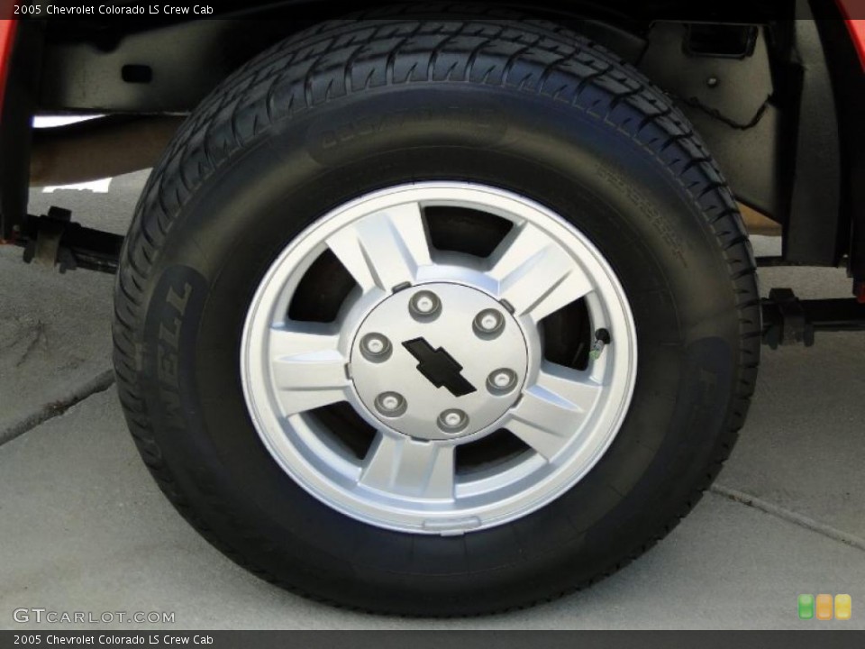 2005 Chevrolet Colorado LS Crew Cab Wheel and Tire Photo #38685642