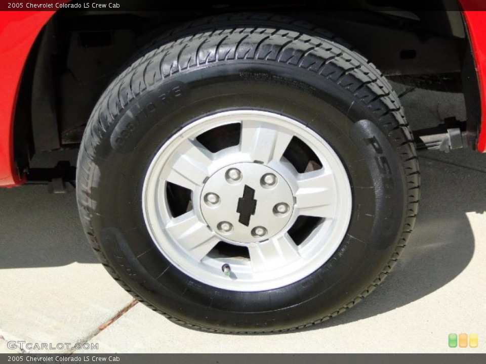 2005 Chevrolet Colorado LS Crew Cab Wheel and Tire Photo #38685646