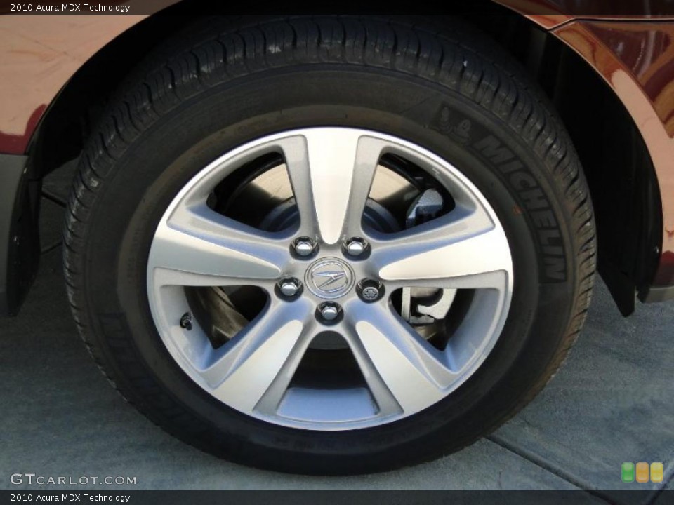 2010 Acura MDX Technology Wheel and Tire Photo #38685834