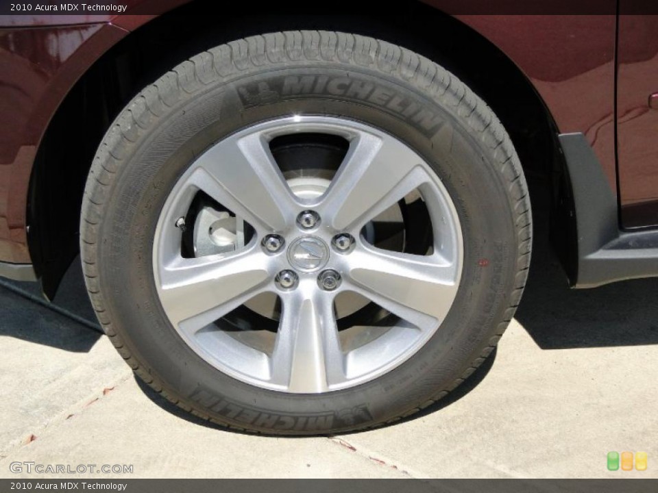 2010 Acura MDX Technology Wheel and Tire Photo #38685846