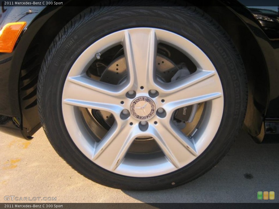 2011 Mercedes-Benz C 300 Sport Wheel and Tire Photo #38691882