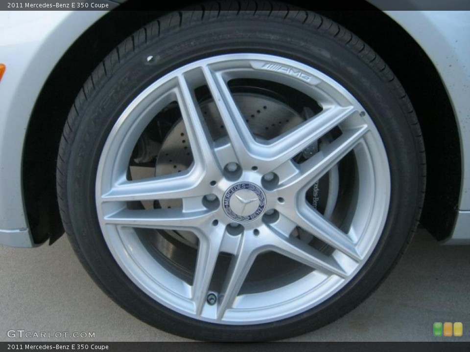 2011 Mercedes-Benz E 350 Coupe Wheel and Tire Photo #38692254