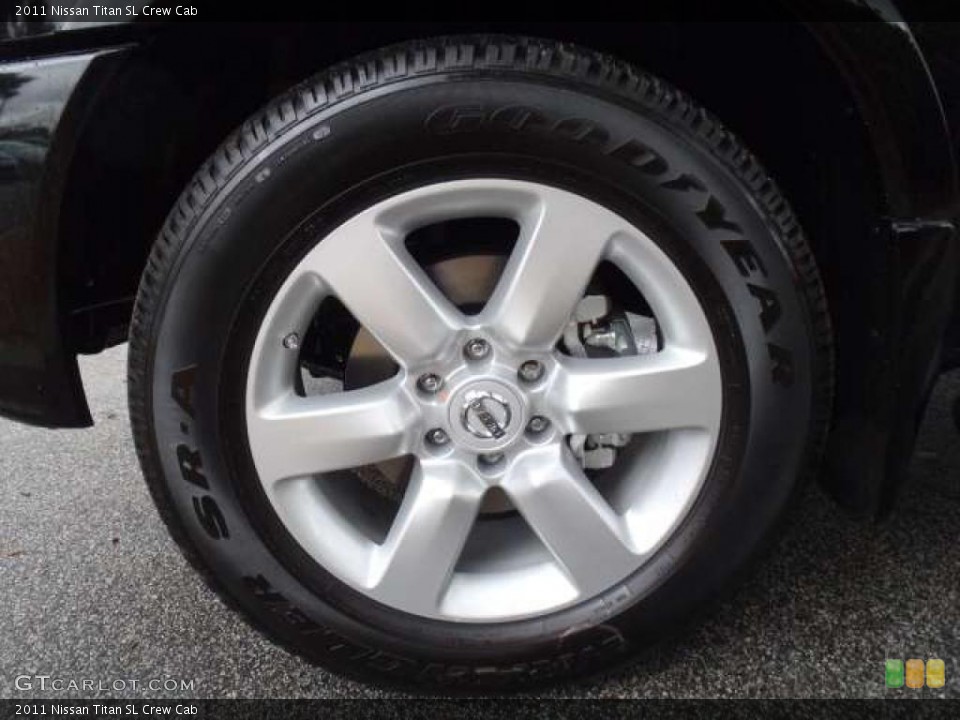 2011 Nissan Titan SL Crew Cab Wheel and Tire Photo #38692430