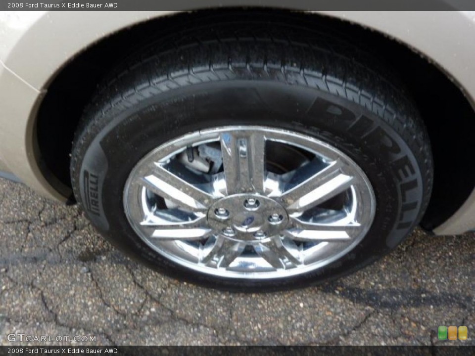 2008 Ford Taurus X Eddie Bauer AWD Wheel and Tire Photo #38692706