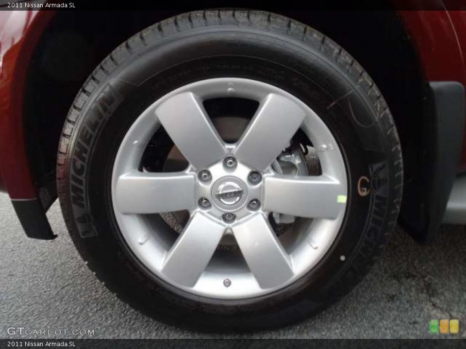 2011 Nissan Armada SL Wheel and Tire Photo #38693186
