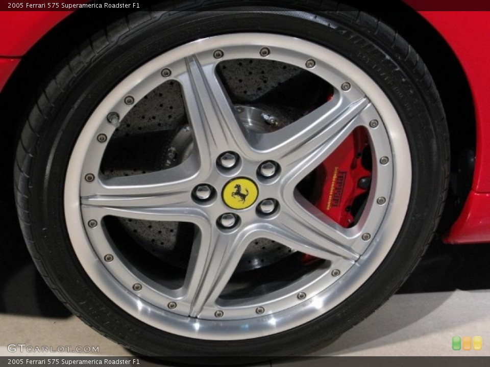 2005 Ferrari 575 Superamerica Roadster F1 Wheel and Tire Photo #38696042