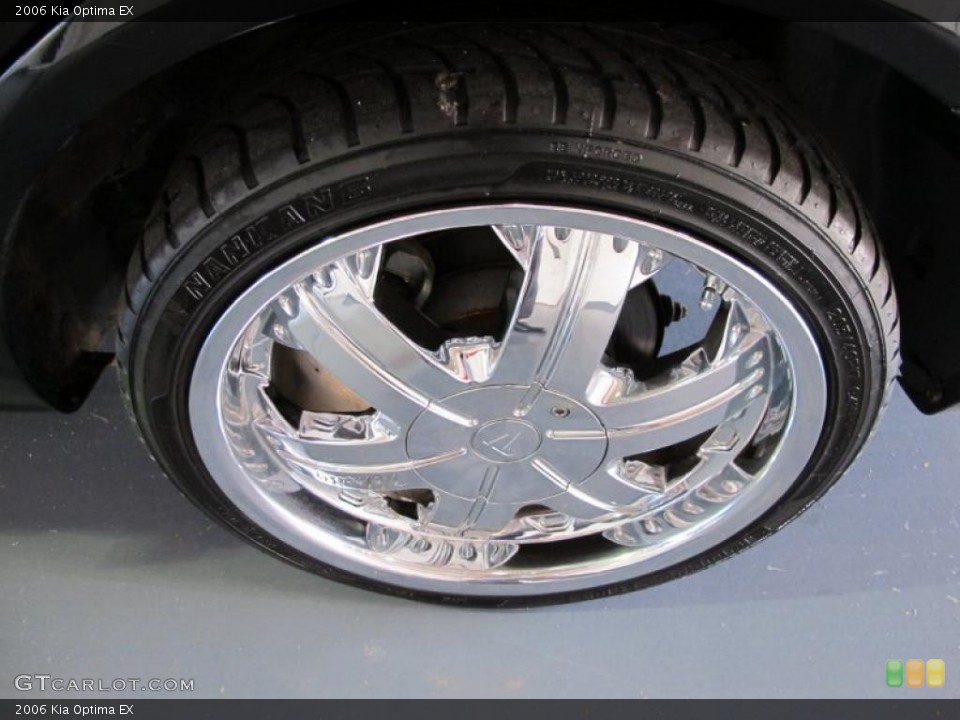 2006 Kia Optima Custom Wheel and Tire Photo #38708215