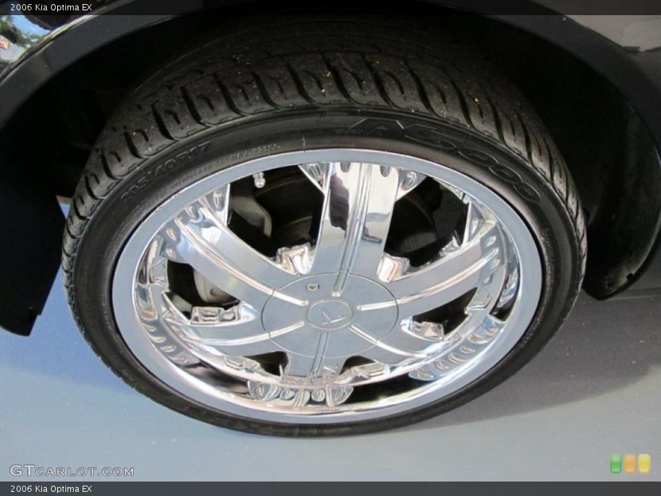 2006 Kia Optima Custom Wheel and Tire Photo #38708235