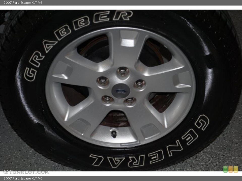 2007 Ford Escape XLT V6 Wheel and Tire Photo #38709095