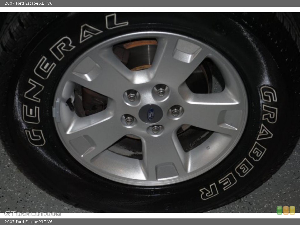 2007 Ford Escape XLT V6 Wheel and Tire Photo #38709111