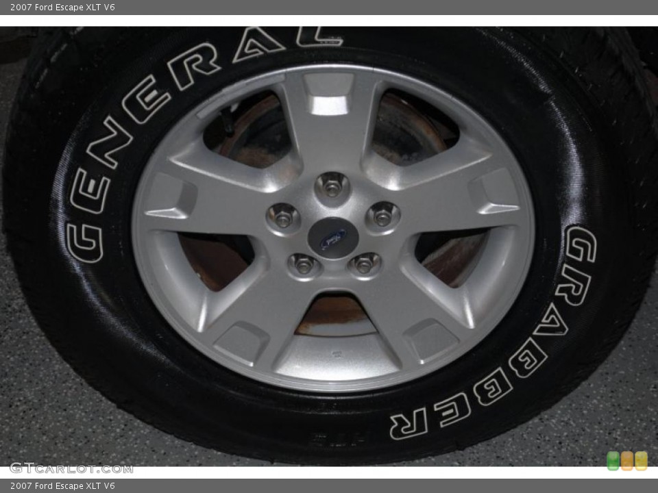 2007 Ford Escape XLT V6 Wheel and Tire Photo #38709123