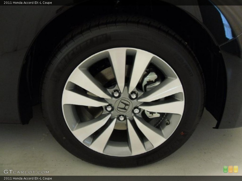 2011 Honda Accord EX-L Coupe Wheel and Tire Photo #38710311