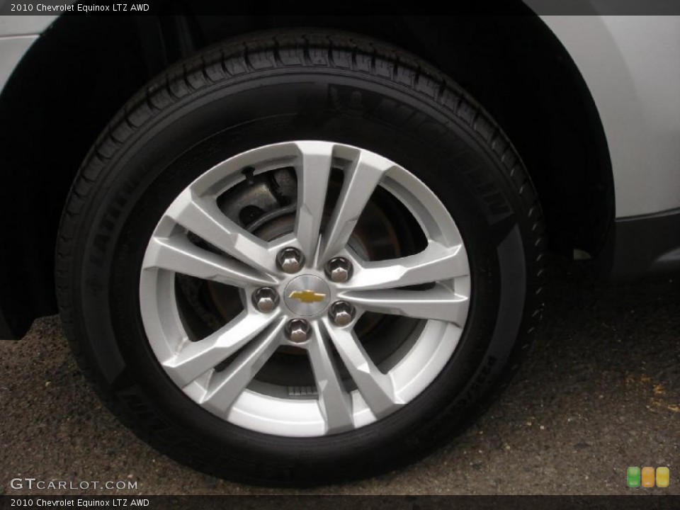 2010 Chevrolet Equinox LTZ AWD Wheel and Tire Photo #38711023