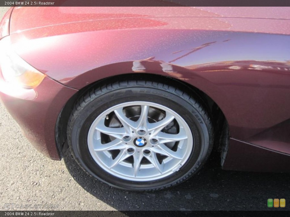 2004 BMW Z4 2.5i Roadster Wheel and Tire Photo #38711780
