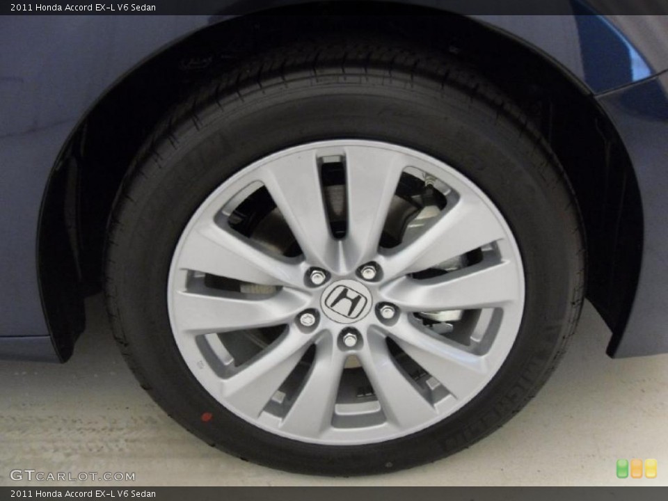 2011 Honda Accord EX-L V6 Sedan Wheel and Tire Photo #38712427