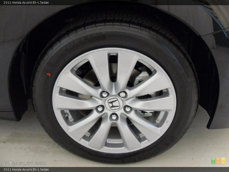 2011 Honda Accord EX-L Sedan Wheel and Tire Photo #38712895