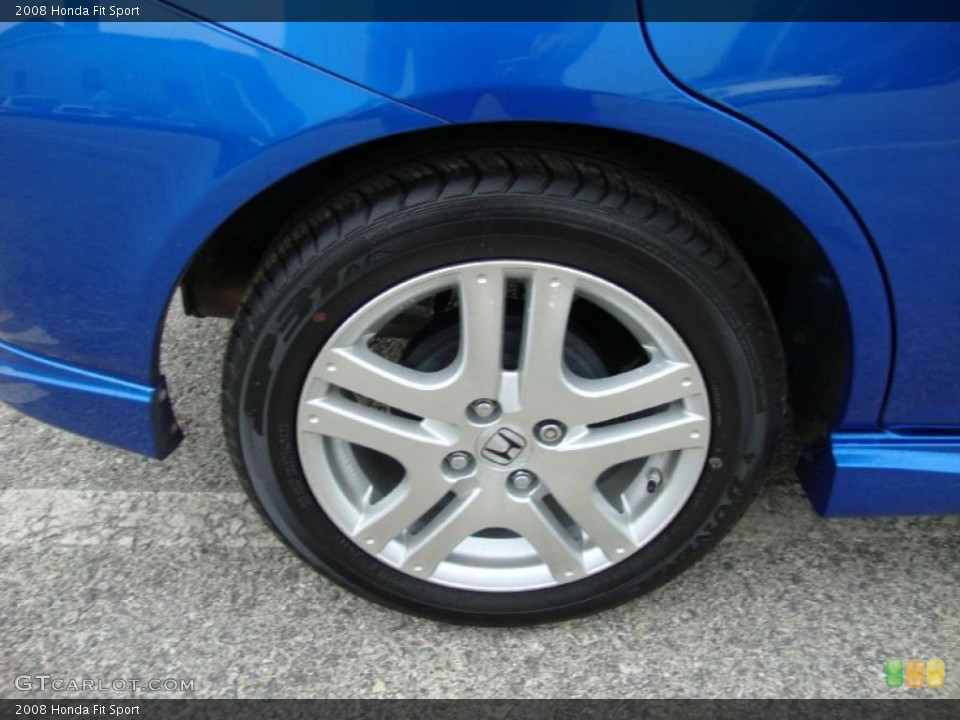 2008 Honda Fit Sport Wheel and Tire Photo #38717899