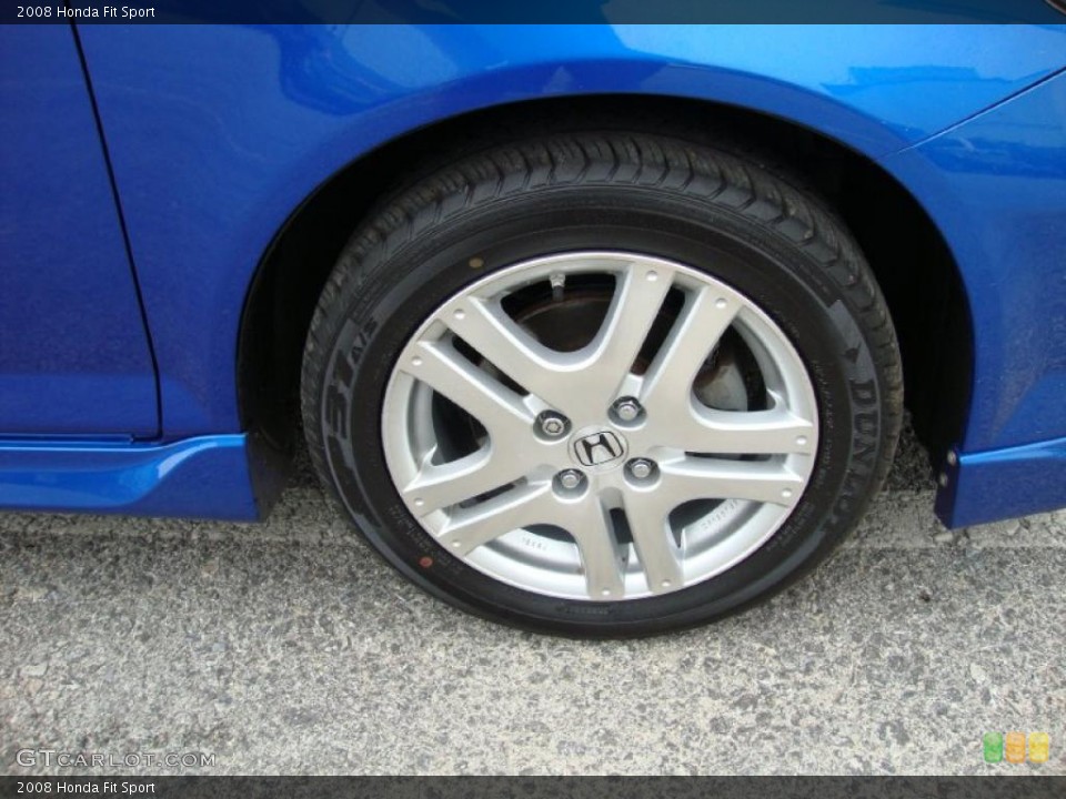 2008 Honda Fit Sport Wheel and Tire Photo #38717915