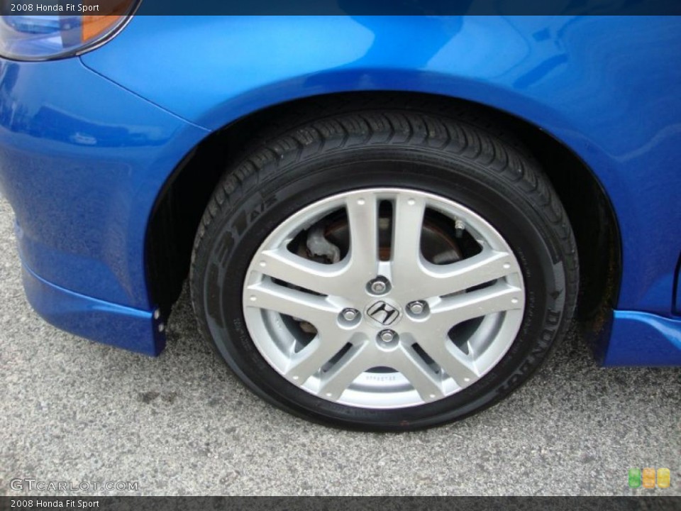 2008 Honda Fit Sport Wheel and Tire Photo #38718011