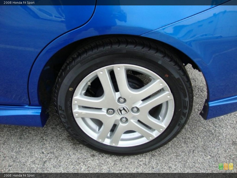 2008 Honda Fit Sport Wheel and Tire Photo #38718027