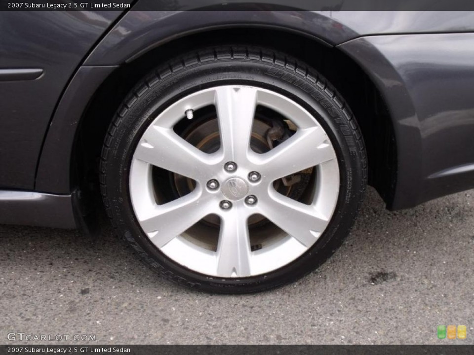 2007 Subaru Legacy 2.5 GT Limited Sedan Wheel and Tire Photo #38719175