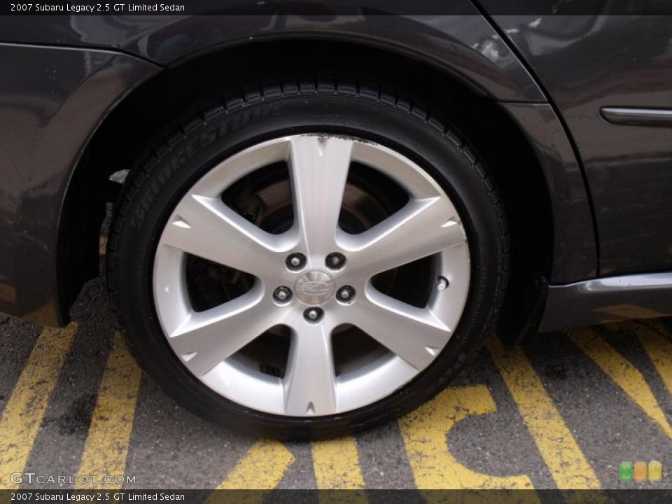 2007 Subaru Legacy 2.5 GT Limited Sedan Wheel and Tire Photo #38719195