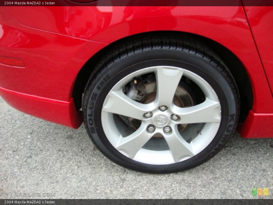 2004 Mazda MAZDA3 s Sedan Wheel and Tire Photo #38720399
