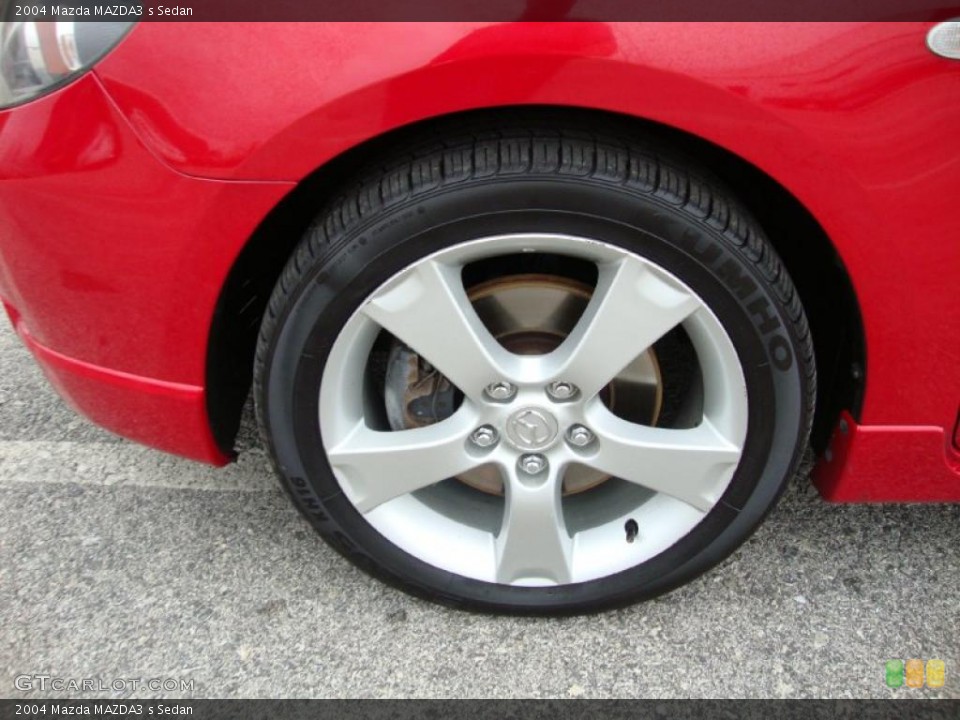 2004 Mazda MAZDA3 s Sedan Wheel and Tire Photo #38720503