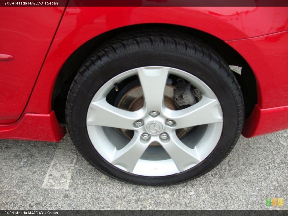 2004 Mazda MAZDA3 s Sedan Wheel and Tire Photo #38720515