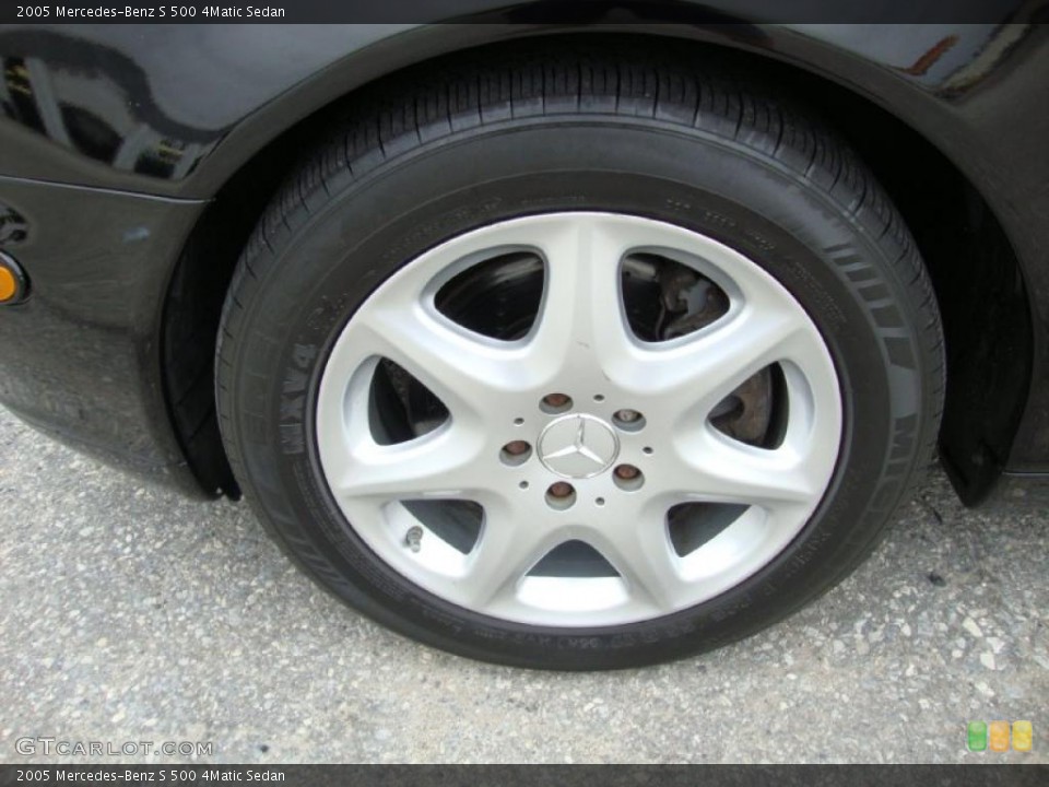 2005 Mercedes-Benz S 500 4Matic Sedan Wheel and Tire Photo #38723199