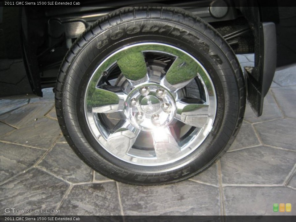 2011 GMC Sierra 1500 SLE Extended Cab Wheel and Tire Photo #38726667