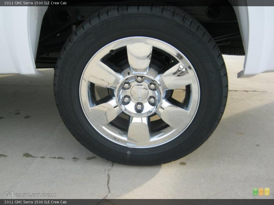 2011 GMC Sierra 1500 SLE Crew Cab Wheel and Tire Photo #38727519