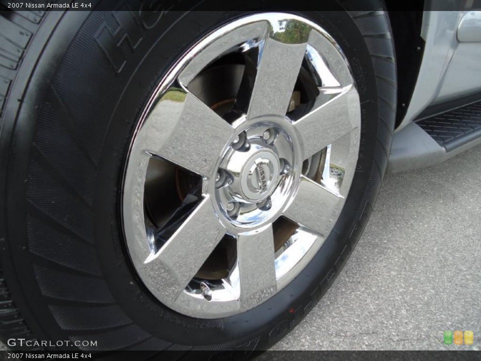 2007 Nissan Armada LE 4x4 Wheel and Tire Photo #38727995