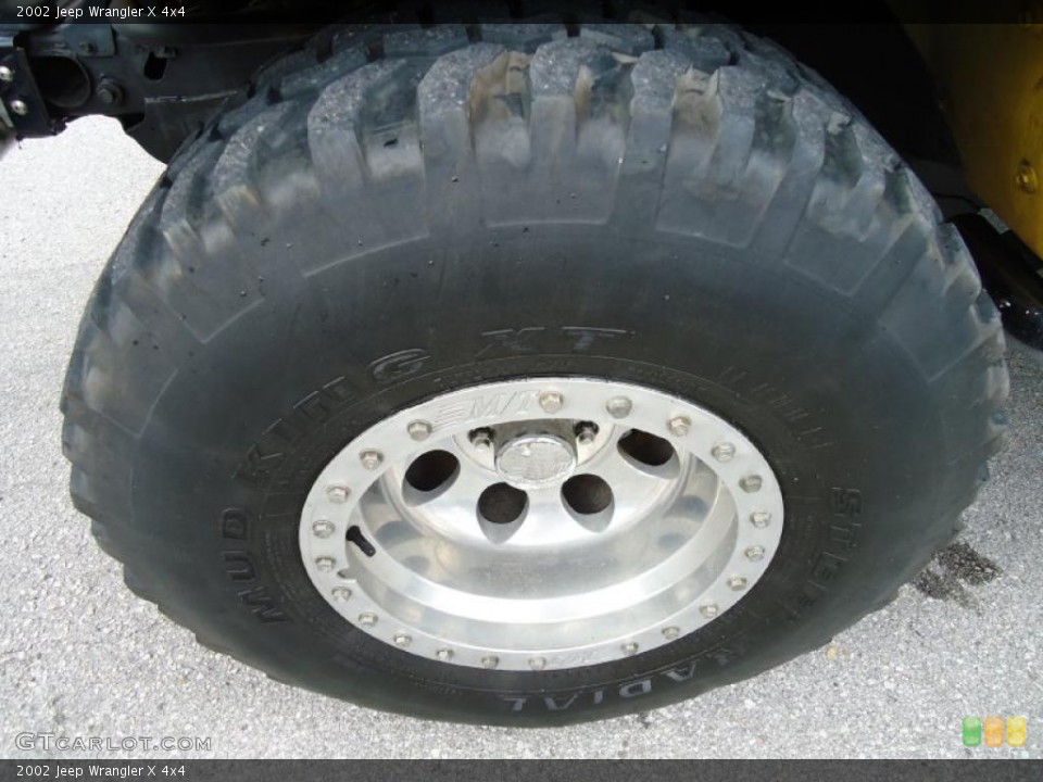 2002 Jeep Wrangler Custom Wheel and Tire Photo #38728519