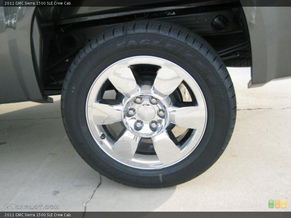 2011 GMC Sierra 1500 SLE Crew Cab Wheel and Tire Photo #38728766