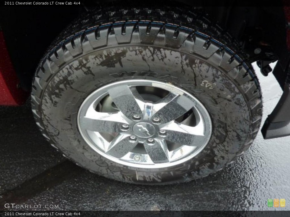 2011 Chevrolet Colorado LT Crew Cab 4x4 Wheel and Tire Photo #38729719