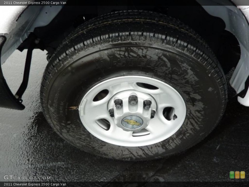 2011 Chevrolet Express 2500 Cargo Van Wheel and Tire Photo #38730011