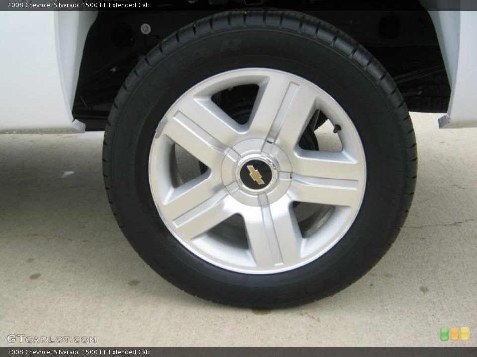 2008 Chevrolet Silverado 1500 LT Extended Cab Wheel and Tire Photo #38730903
