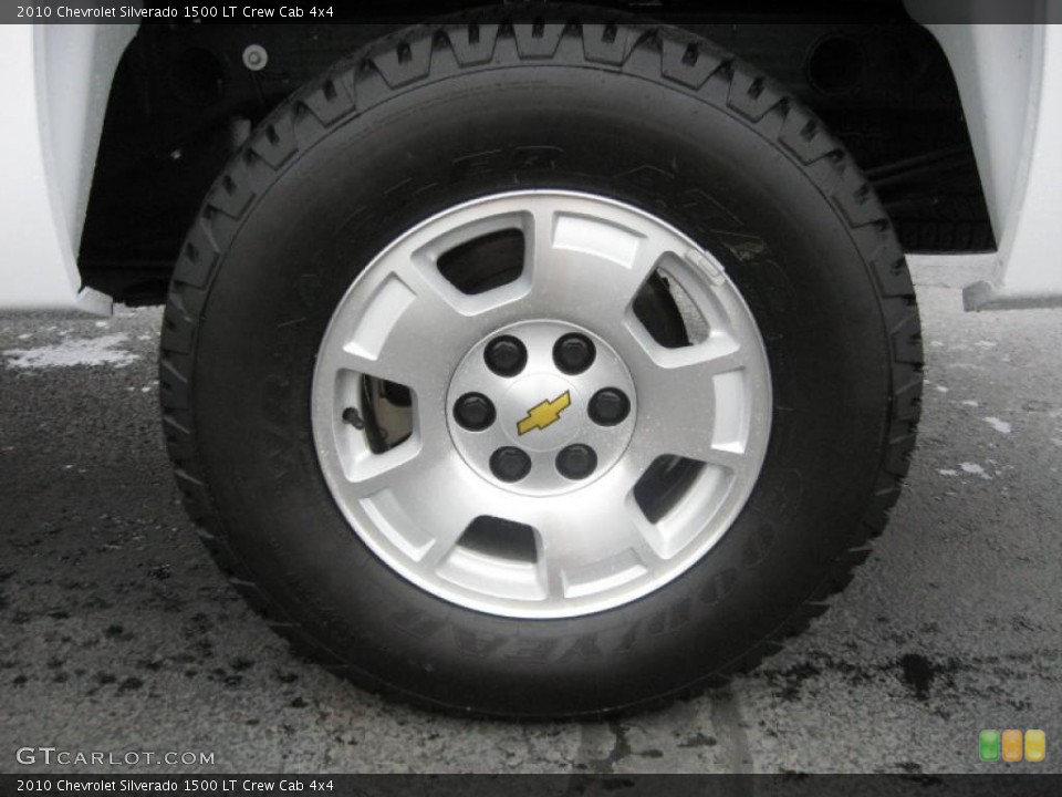 2010 Chevrolet Silverado 1500 LT Crew Cab 4x4 Wheel and Tire Photo #38731631