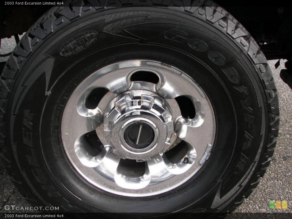 2003 Ford Excursion Limited 4x4 Wheel and Tire Photo #38735316