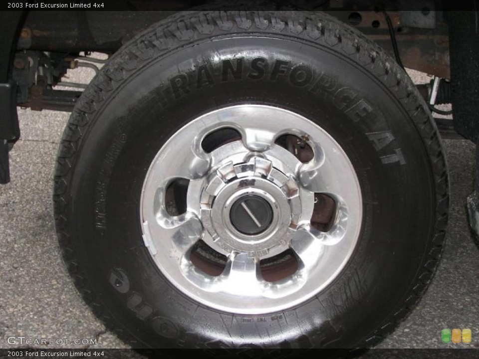 2003 Ford Excursion Limited 4x4 Wheel and Tire Photo #38736369