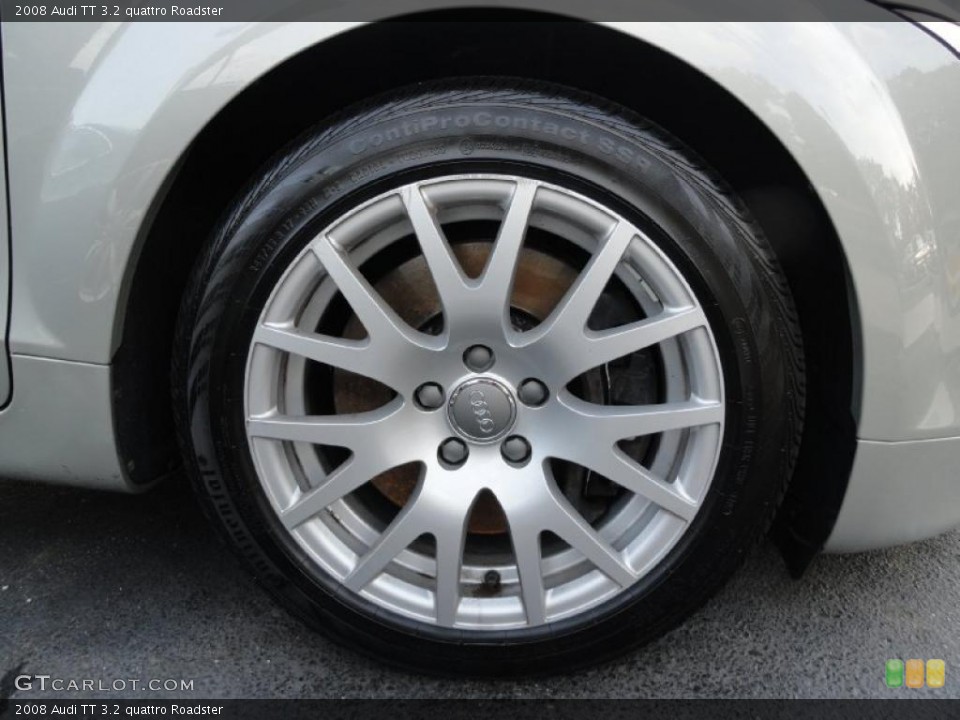 2008 Audi TT 3.2 quattro Roadster Wheel and Tire Photo #38740736