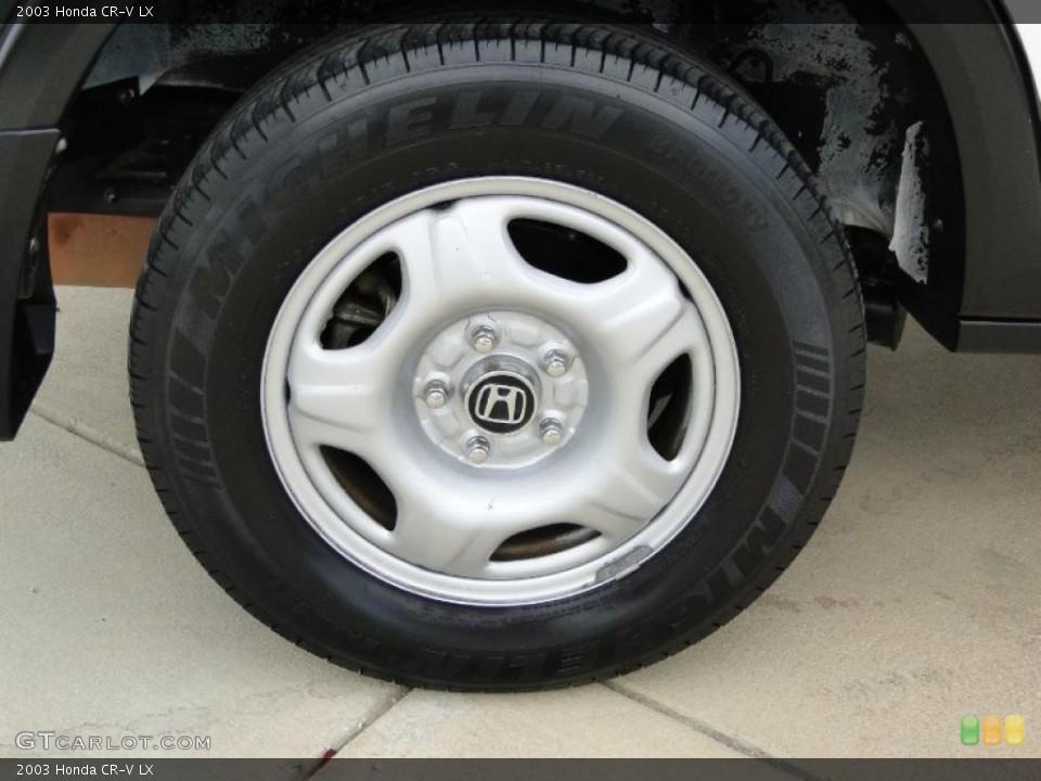 2003 Honda CR-V LX Wheel and Tire Photo #38742316
