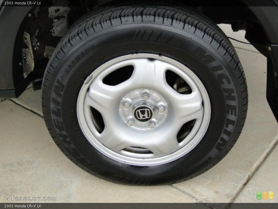 2003 Honda CR-V LX Wheel and Tire Photo #38742332