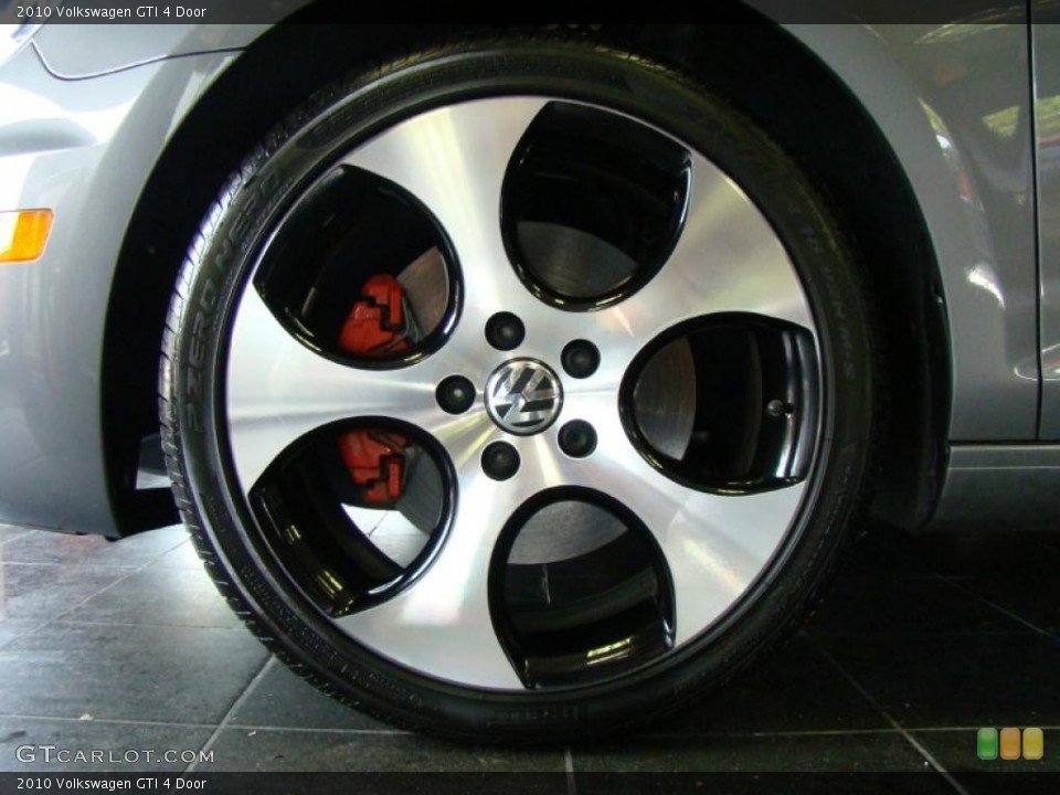 2010 Volkswagen GTI 4 Door Wheel and Tire Photo #38750316