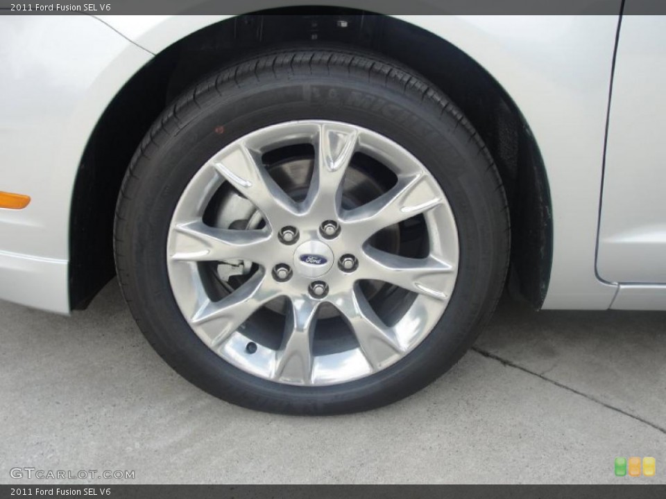 2011 Ford Fusion SEL V6 Wheel and Tire Photo #38751716