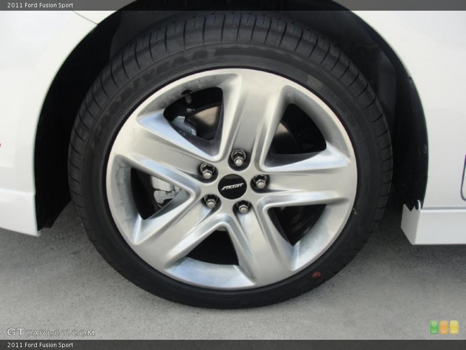 2011 Ford Fusion Sport Wheel and Tire Photo #38752484