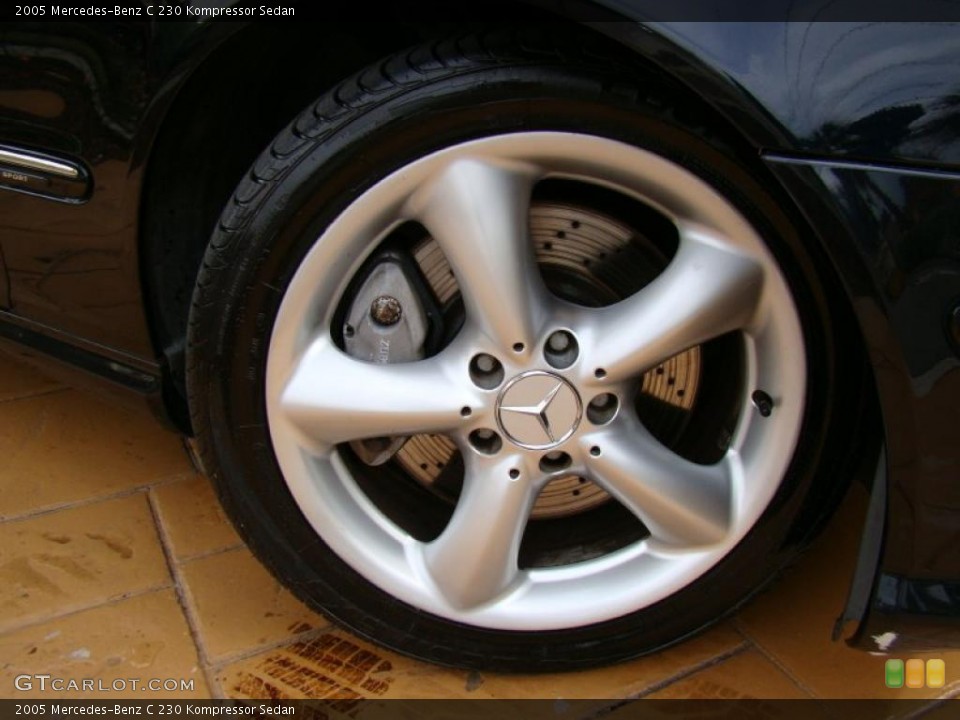 2005 Mercedes-Benz C 230 Kompressor Sedan Wheel and Tire Photo #38753244