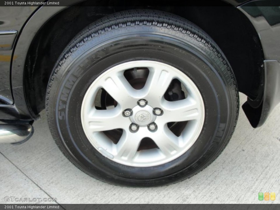 2001 Toyota Highlander Limited Wheel and Tire Photo #38755544